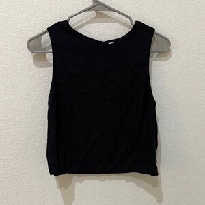 Abercrombie & Fitch Black Linen Top
